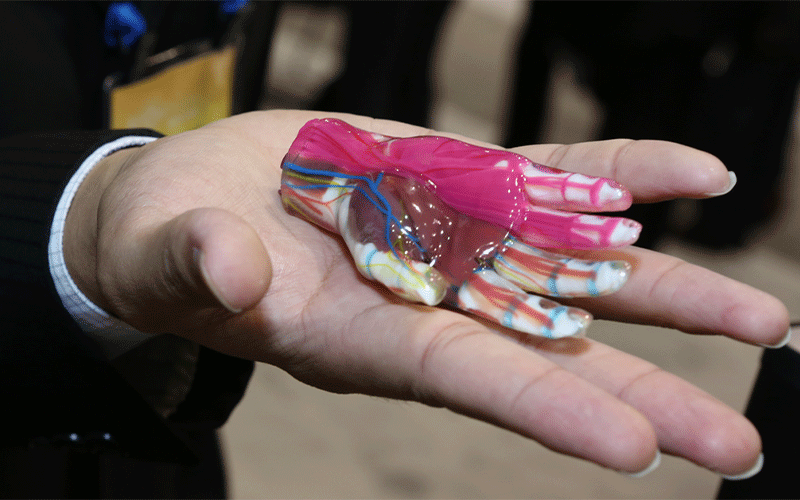 3D printing hand feature